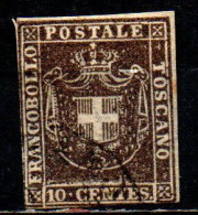 Delcampe - TOSCANA - 1860 - 10 C. - USATO - Toscane