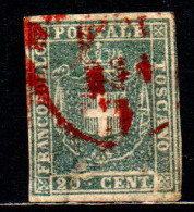 Delcampe - TOSCANA - 1860 - 20 C. - USATO - Toscane