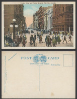Delcampe - Canada Old Colour Postcard Corner King & Yonge Streets Toronto Bicycle Motor Car - Sin Clasificación