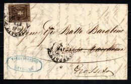 Delcampe - TOSCANA - 1860 - 10 C.- LIVORNO VERSO GROSSETO - Toscane