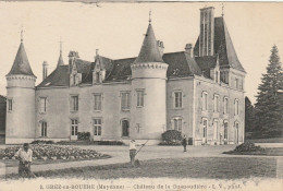 Delcampe - 53. GREZ- EN- BOUERE. CPA .CHÂTEAU DE LA GUENAUDIERE. ANIMATION. - Crez En Bouere