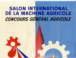 Delcampe - AFFICHE  -  SALON INTERNATIONNAL DE LA MACHINE AGRICOLE   -  STRASBOURG 1958  -  ILLUSTRATION ROBERT RODRIGUE - Posters