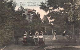 Delcampe - CHATEL GUYON - Intérieur Du Parc - Jeu De Lawn Tennis - Châtel-Guyon