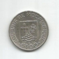Delcampe - MOZAMBIQUE PORTUGAL 5$00 ESCUDO 1935 SILVER - Mozambique