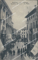 Delcampe - Bf19 Cartolina Padova Via 8 Febbraio Quadrivio Del Gallo Via Roma 1924 - Padova (Padua)