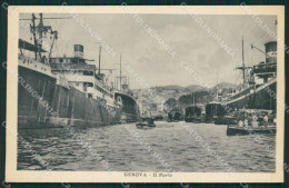 Delcampe - Genova Città Porto Cartolina QZ6045 - Genova (Genua)