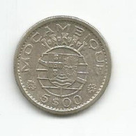 Delcampe - MOZAMBIQUE PORTUGAL 5$00 ESCUDO 1960 SILVER - Mozambique
