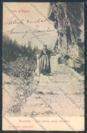 Delcampe - Verbania Macugnaga Costumi SCOLLATA Cartolina ZQ7722 - Verbania