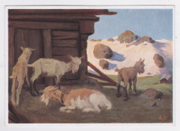Delcampe - P 557 Künstlerkarte Nr. Nr. 14026 M. Schönermark " Abend Auf Der Alm " - Sonstige & Ohne Zuordnung
