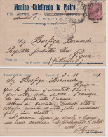 Delcampe - # CUNEO: Testatina- MANINO CHIAFFREDO Fu Pietro   1915 - Cuneo