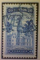 Delcampe - Stamps, United States, Scott #6029, Used(o), 2025,  Stamp Show: Old North Church, (78¢), Grayish Blue - Oblitérés