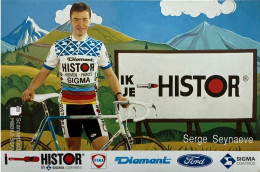 Delcampe - Postcard - Serge Seynaeve - Histor-Sigma - 1989 - Cycling - Cyclisme - Wielrennen - Radsport