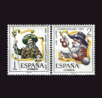 Delcampe - España 1965 | Año Santo Compostelano | Ed 1672/3 - Yv 1332/3 - Mi 1557/8 MNH ** - Christianity