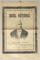 Delcampe - Deuil National Félix Faure Hommage Chanson De Emile Defrance 1899 - Dessin Art Nouveau KIEFFER ? 1897 - Non Classés