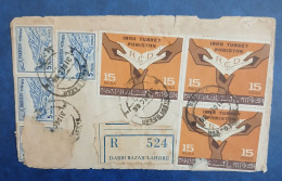 Delcampe - 1966 Pakistan Registered Used Cover With RCD Stamps Iran Turkey - Pakistan
