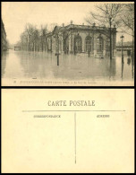 Delcampe - PARIS FLOOD 1910 Old Postcard Gare Des Invalides Train Railway Station L.L.No.37 - Catastrofi