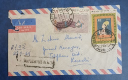 Delcampe - 1966 Pakistan Registered Used Cover With RCD Stamps Iran Turkey Lot 2 - Pakistan