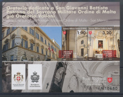 Delcampe - 2013 Smom - "San Giovanni Battista" Emissione Congiunta Con San Marino, Unificato N. 1154/55 - MNH** - Malta (Orde Van)