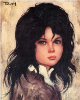 Delcampe - AFFICHE  POSTER  -   ROTH P0RTAIT DE  JEUN FILLE  -  EDITIONS D ART YVON  CARTON EPAIS - Posters