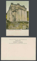 Delcampe - Gibraltar Vintage Colour Postcard Old MOORISH CASTLE, Undivided Back, V.B. Cumbo - Gibraltar
