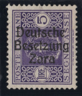 Delcampe - Regno 1943 Occupazione Tedesca Di Zara M.N.H. Cert. Sottoriva - Andere & Zonder Classificatie