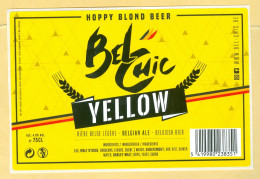 Delcampe - 1 étiquette Bière "BelChic Yellow" 75cl - Birra
