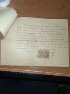 Delcampe - Document Signé Chez Notaire Reconnaissance De Dette 11 Marsb1885 Agrafe Les 4 Versements - Non Classés