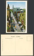 Delcampe - Australia Old Postcard Collins Street Scene, Melbourne, The Block In Foreground - Autres & Non Classés
