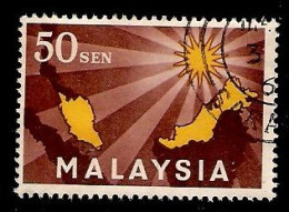 Delcampe - Malaysia - Scott 3   Map - Malaysia (1964-...)