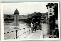 Delcampe - 6000 Luzern Lucerne - Hochwasser Wasserturm Kapellbrücke - 13928081 - Luzern