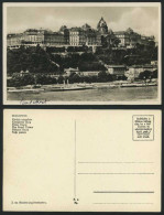 Delcampe - Budapest Old Postcard Royal Palace Steam Ships Steamers - Ungarn