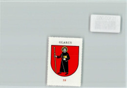 Delcampe - 8750 Glarus - Vignette Wappen Kaffee Hag Ca 1920-1940 - 11100063 - Glarus Nord