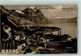 Delcampe - 8872 Weesen - 1914 Grand Hotel Weesen Schwert Am See - 13117739 - Weesen