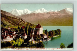Delcampe - 3653 Oberhofen Am Thunersee 1907 - Eiger Mönch Jungfrau - 10588659 - Oberhofen Am Thunersee