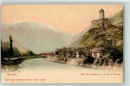 Delcampe - 1920 Martigny - Tour De La Batiaz Et Col De La Forclaz - 10597397 - Martigny