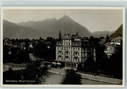 Delcampe - 3800 Interlaken - Hotel Central - 10621469 - Interlaken