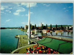 Delcampe - 4000 Basel Bâle - Kleinhüninger Rheinhafen Dreiländerecke Cafe Zur Weite... - 40160429 - Basel