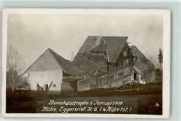 Delcampe - 9034 Eggersriet Foto AK Sturmkatastrophe 5. Januar 1919 Zerstörtes Haus... - 13249155 - Sonstige & Ohne Zuordnung