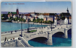 Delcampe - 4000 Basel Bâle - Mittlere Rheinbrücke, Straßenbahn AKU2 - 50738000 - Basel