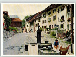 Delcampe - 1663 Greyerz Gruyères - Brunnen Waschfrau - 52010400 - Other & Unclassified