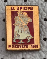 Delcampe - 6. Pioneer Folk Dance Group Festival Sesvete 1981 Susreti Pionirskih Folklornih Gupa Podravske Croatia Pin - Música