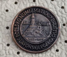 Delcampe - Numismatic Society Of Slavonska Požega Coat Of Arms Numizmatičko Društvo Croatia  Pin - Administración
