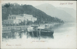 Delcampe - Bf157 Cartolina Lago Di Como Hotel Gran Bretagna - Como