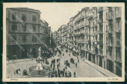 Delcampe - Napoli Città Via Roma Cartolina MX7947 - Napoli (Neapel)