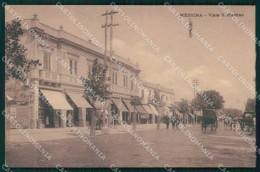 Delcampe - Messina Città Viale San Martino Cartolina MX0724 - Messina