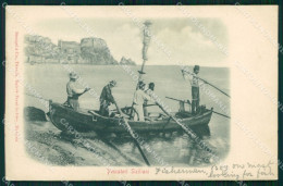 Delcampe - Messina Città Pesca Del Pesce Spada Stengel Mestieri Cartolina MX0881 - Messina