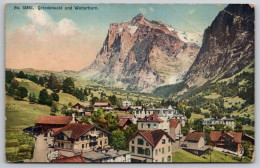 Delcampe - Grindelwald Und Wetterhorn Carte Postale Postcard - Grindelwald