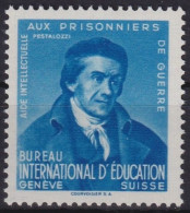 Delcampe - BIE IV, Blau  "Pestalozzi"      1940 - Ungebraucht