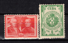 Delcampe - Cuba 1943. Yvert 285-86 ** MNH. - Neufs