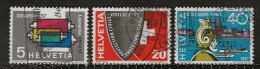 Delcampe - Switzerland - Scott 359; 361-362 - Gebraucht